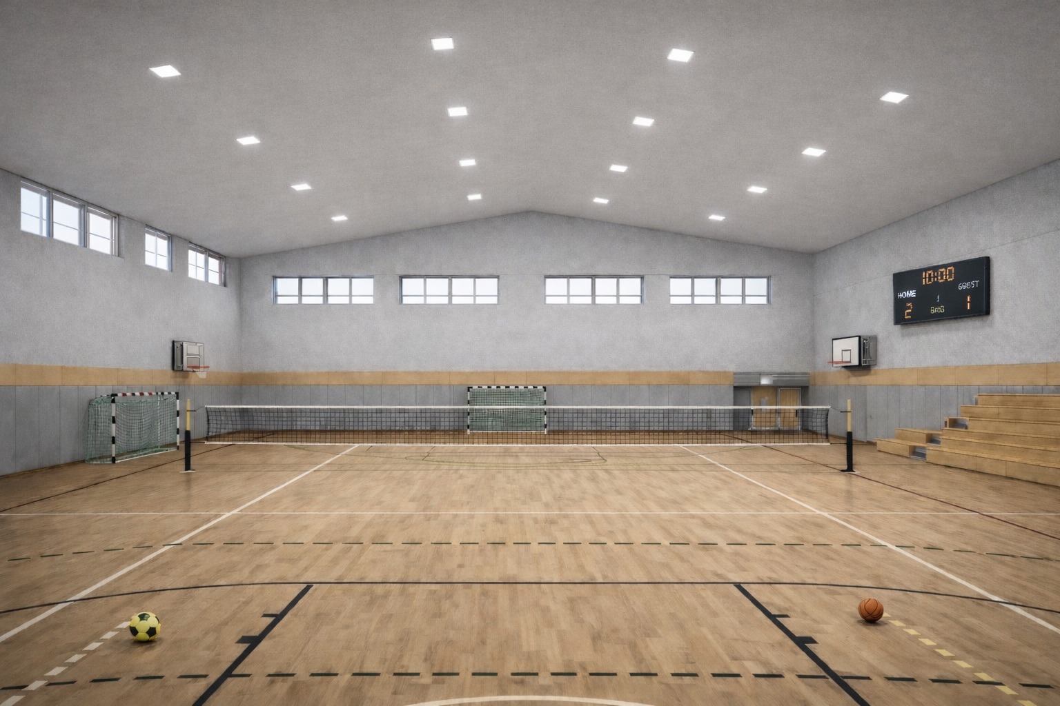 Visualisierung Turnhalle